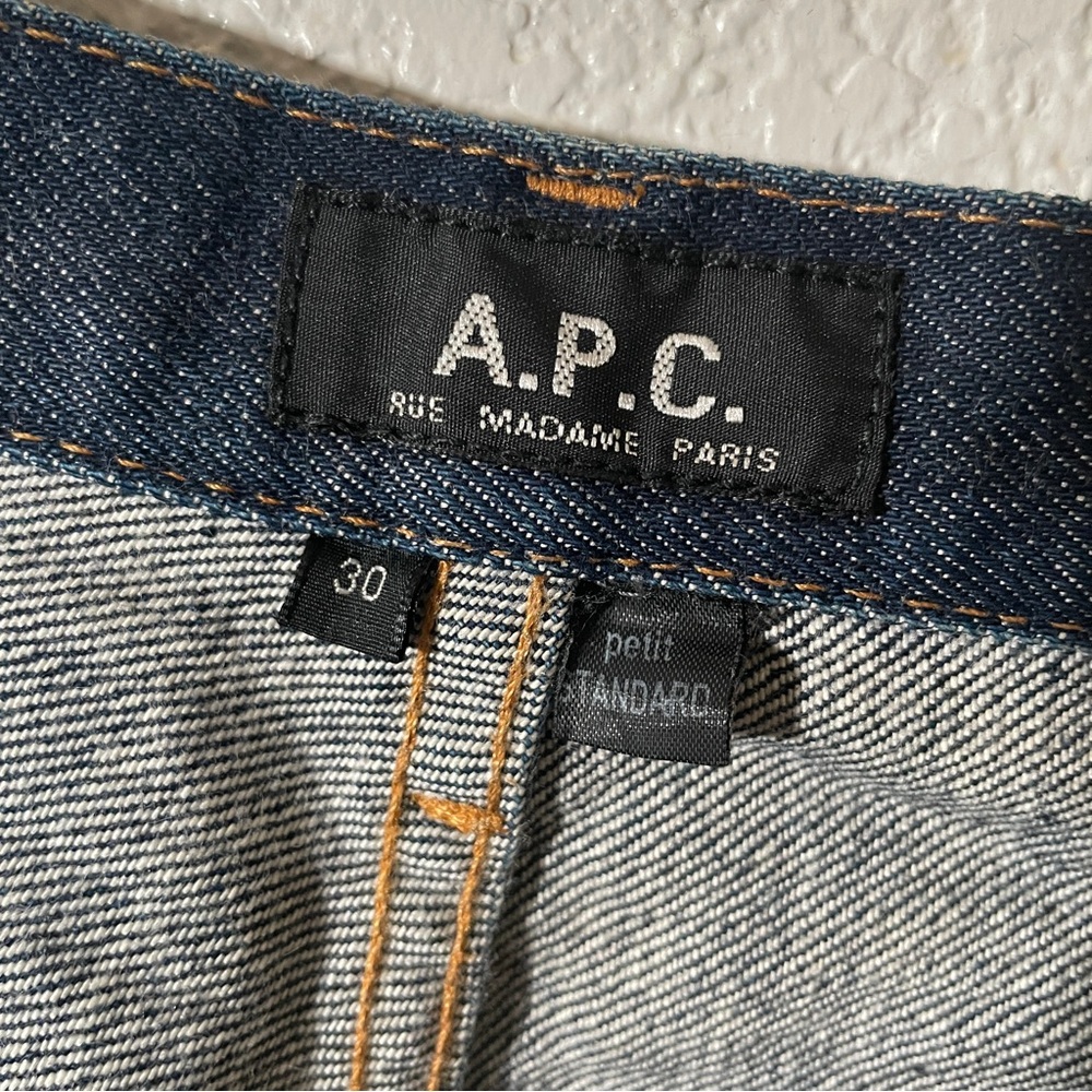 A.P.C. Petit Standard Jeans 30 Waist 100% Cotton APC Jeans Men